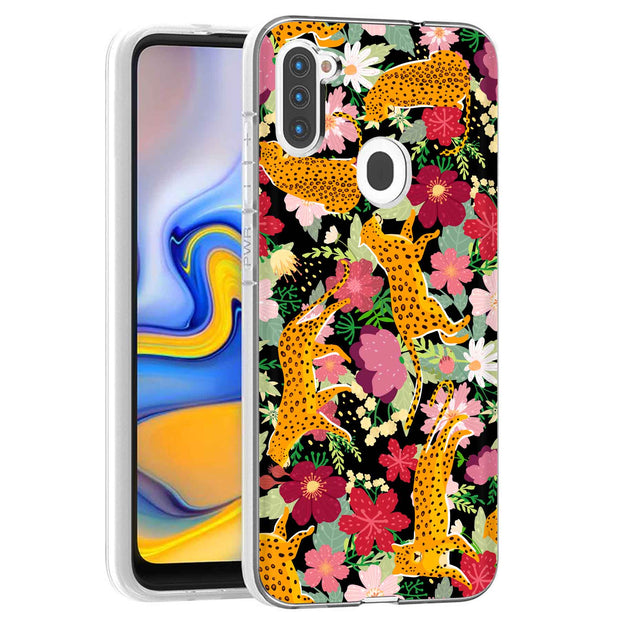 Leopard Cheetah Print Slim Cover For Samsung Galaxy A (A42, A35, A25, A15, A11, A03S), Print in USA