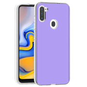 Lavender Purple Print Slim Cover For Samsung Galaxy A (A42, A35, A25, A15, A11, A03S), Print in USA