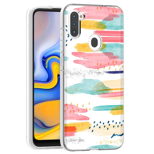 Abstract Art Print Slim Cover For Samsung Galaxy A (A42, A35, A25, A15, A11, A03S), Print in USA