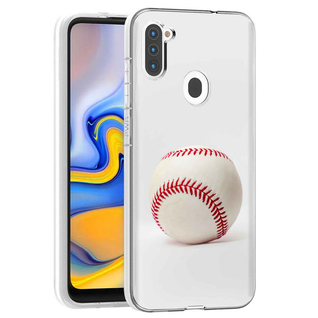 Baseball Sport Print Slim Cover For Samsung Galaxy A (A42, A35, A25, A15, A11, A03S), Print in USA