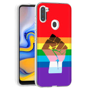 BLM Pride Print Slim Cover For Samsung Galaxy A (A42, A35, A25, A15, A11, A03S), Print in USA