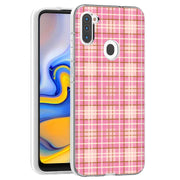 Plaid Pattern 4 Print Slim Cover For Samsung Galaxy A (A42, A35, A25, A15, A11, A03S), Print in USA