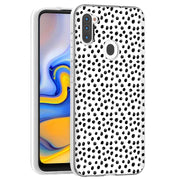 Polka Dots Blk Print Slim Cover For Samsung Galaxy A (A42, A35, A25, A15, A11, A03S), Print in USA