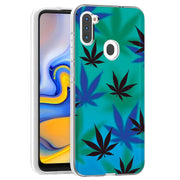 Marijuana Blue Print Slim Cover For Samsung Galaxy A (A42, A35, A25, A15, A11, A03S), Print in USA