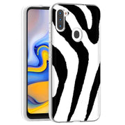 Zebra Stripe Print Slim Cover For Samsung Galaxy A (A42, A35, A25, A15, A11, A03S), Print in USA