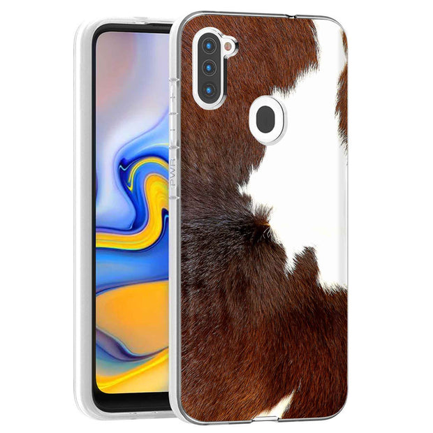 Dairy Cow Fur Print Slim Cover For Samsung Galaxy A (A42, A35, A25, A15, A11, A03S), Print in USA