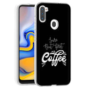 First Coffee Print Slim Cover For Samsung Galaxy A (A42, A35, A25, A15, A11, A03S), Print in USA