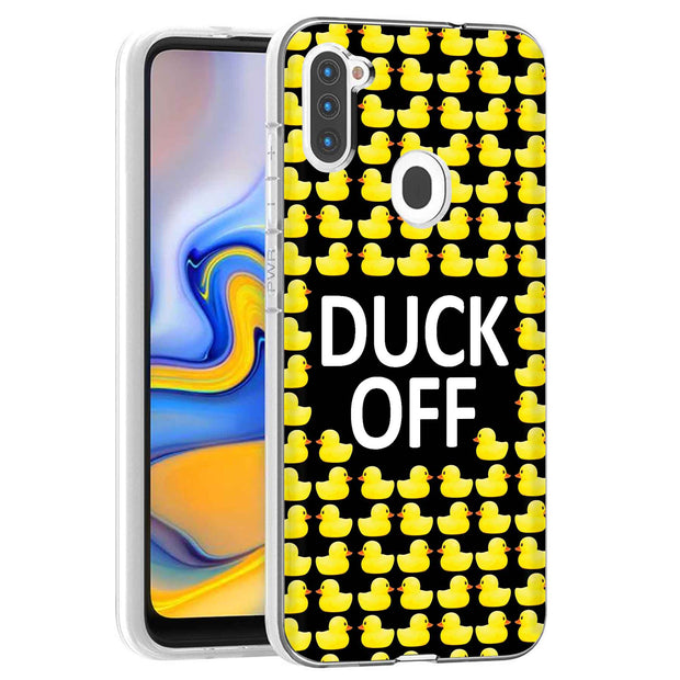 Duck OFF Print Slim Cover For Samsung Galaxy A (A42, A35, A25, A15, A11, A03S), Print in USA