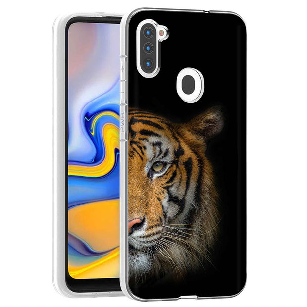 Tiger Photo Print Slim Cover For Samsung Galaxy A (A42, A35, A25, A15, A11, A03S), Print in USA