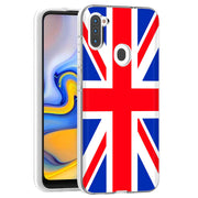 Flag UK Print Slim Cover For Samsung Galaxy A (A42, A35, A25, A15, A11, A03S), Print in USA