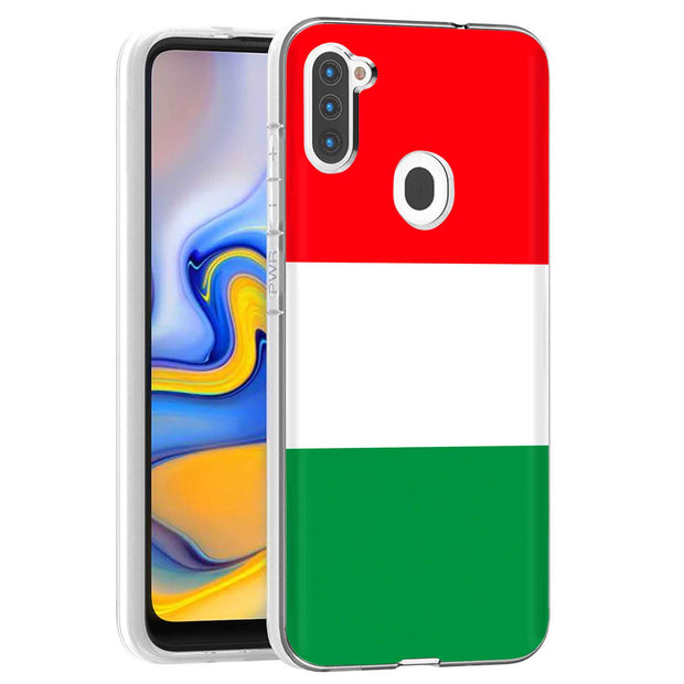 Flag Italy Print Slim Cover For Samsung Galaxy A (A42, A35, A25, A15, A11, A03S), Print in USA