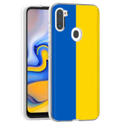 Flag Ukraine Print Slim Cover For Samsung Galaxy A (A42, A35, A25, A15, A11, A03S), Print in USA