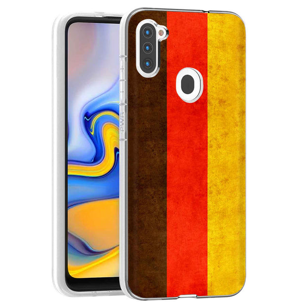 Germany Flag  Print Slim Cover For Samsung Galaxy A (A42, A35, A25, A15, A11, A03S), Print in USA