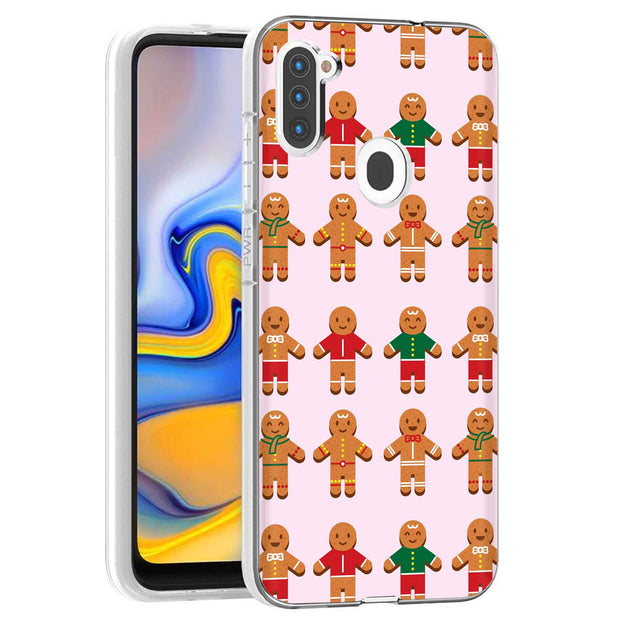 Gingerbread Man Print Slim Cover For Samsung Galaxy A (A42, A35, A25, A15, A11, A03S), Print in USA