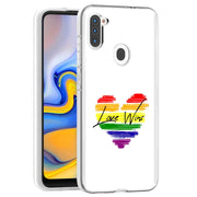 Rainbow Love 2 Print Slim Cover For Samsung Galaxy A (A42, A35, A25, A15, A11, A03S), Print in USA