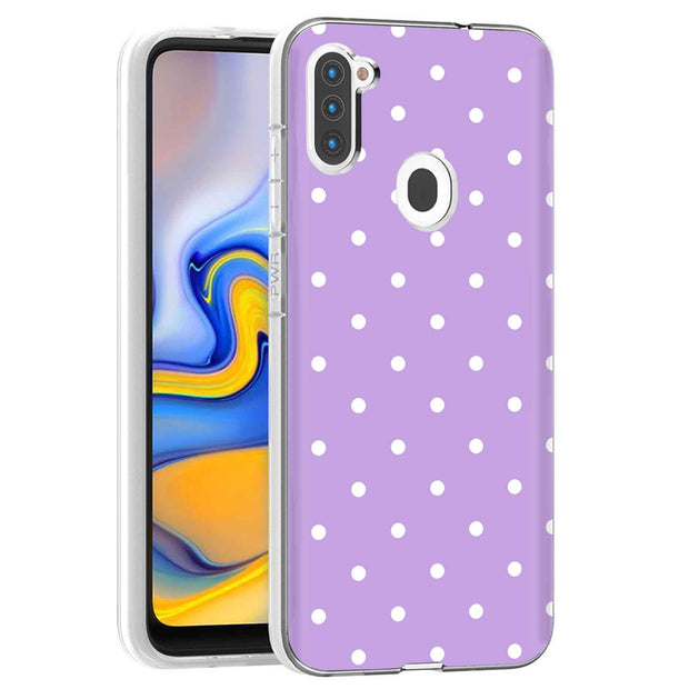 Polka Dot 5 Print Slim Cover For Samsung Galaxy A (A42, A35, A25, A15, A11, A03S), Print in USA