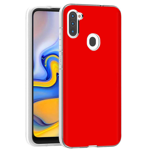 Red Print Slim Cover For Samsung Galaxy A (A42, A35, A25, A15, A11, A03S), Print in USA