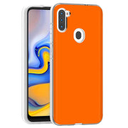 Vivid Orange Print Slim Cover For Samsung Galaxy A (A42, A35, A25, A15, A11, A03S), Print in USA