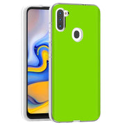 Yellow Green Print Slim Cover For Samsung Galaxy A (A42, A35, A25, A15, A11, A03S), Print in USA