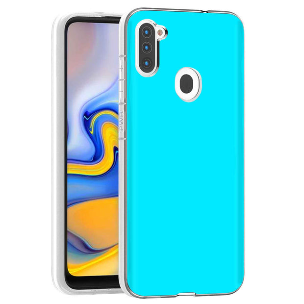 Sky Blue Print Slim Cover For Samsung Galaxy A (A42, A35, A25, A15, A11, A03S), Print in USA