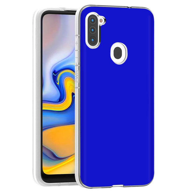 Royal Blue Print Slim Cover For Samsung Galaxy A (A42, A35, A25, A15, A11, A03S), Print in USA