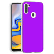 Purple Print Slim Cover For Samsung Galaxy A (A42, A35, A25, A15, A11, A03S), Print in USA