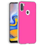 Hot Pink Print Slim Cover For Samsung Galaxy A (A42, A35, A25, A15, A11, A03S), Print in USA