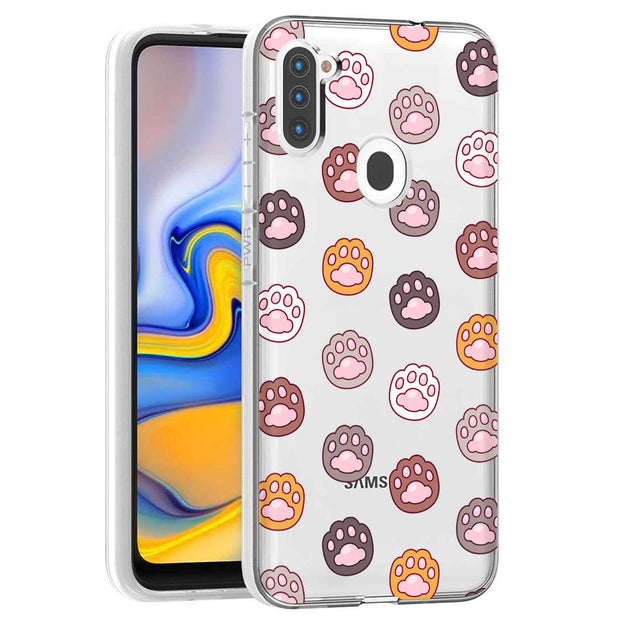 Cat Paw 3 Print Slim Cover For Samsung Galaxy A (A42, A35, A25, A15, A11, A03S), Print in USA