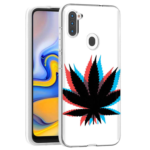 Weed 3D  Print Slim Cover For Samsung Galaxy A (A42, A35, A25, A15, A11, A03S), Print in USA