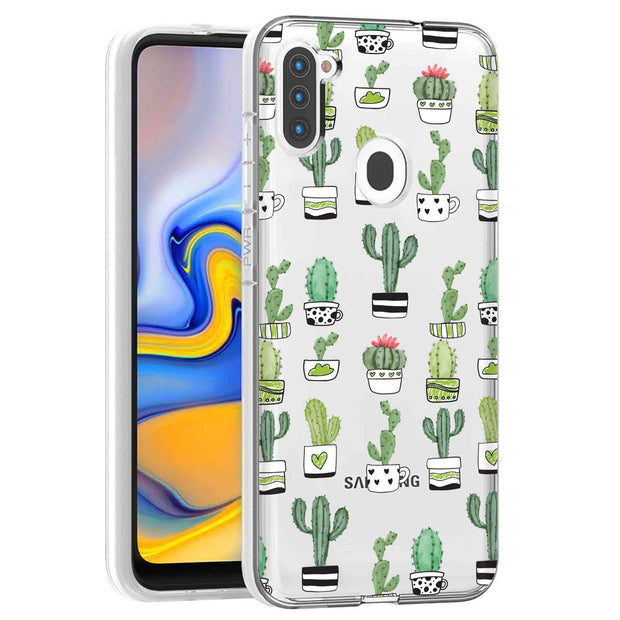 Cute Cactus  Print Slim Cover For Samsung Galaxy A (A42, A35, A25, A15, A11, A03S), Print in USA