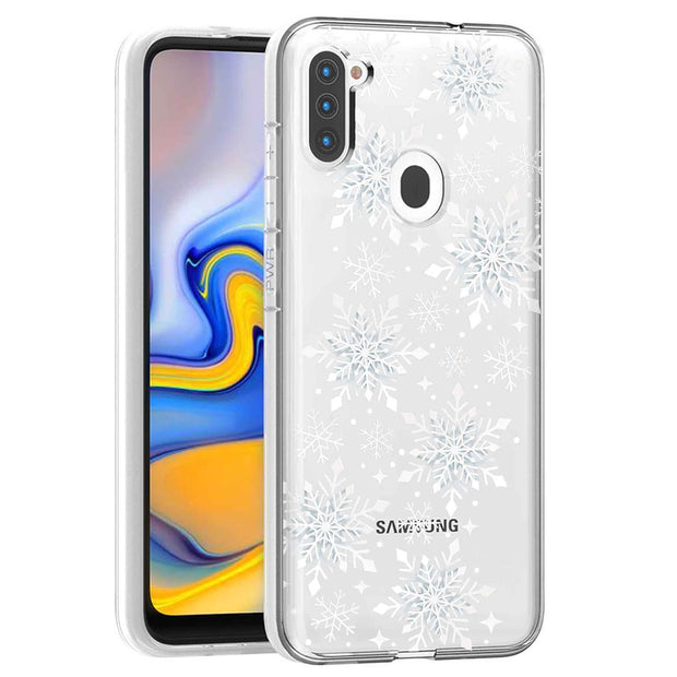 Snowflake 2 Print Slim Cover For Samsung Galaxy A (A42, A35, A25, A15, A11, A03S), Print in USA