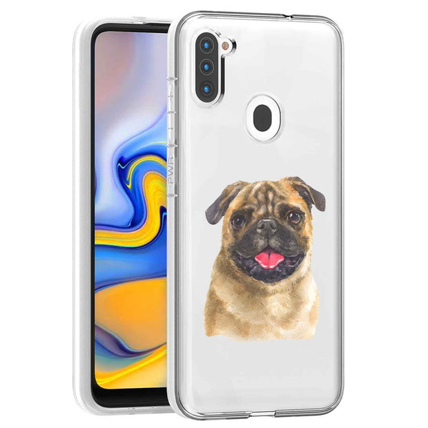 Dog Painting j Print Slim Cover For Samsung Galaxy A (A42, A35, A25, A15, A11, A03S), Print in USA