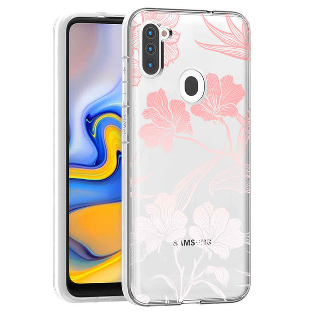 Flower 12 Print Slim Cover For Samsung Galaxy A (A42, A35, A25, A15, A11, A03S), Print in USA