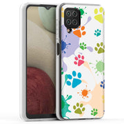 Paw Color  Print Slim Cover For Samsung Galaxy A (A42, A35, A25, A15, A11, A03S), Print in USA