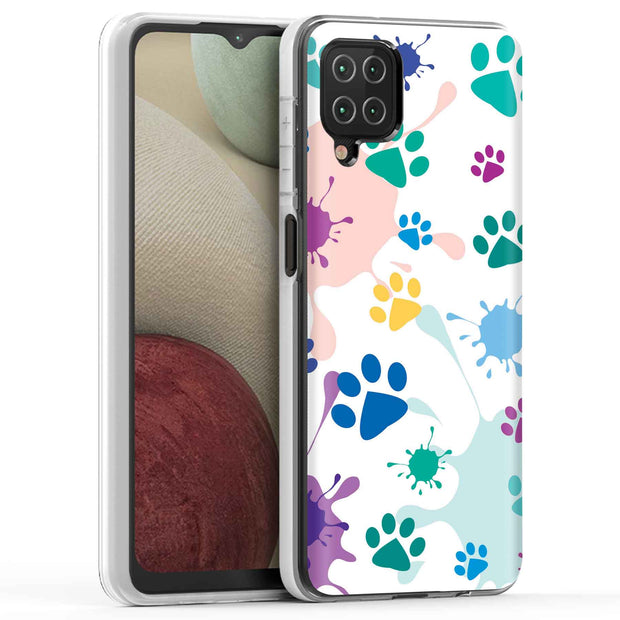 Paw Color 2 Print Slim Cover For Samsung Galaxy A (A42, A35, A25, A15, A11, A03S), Print in USA