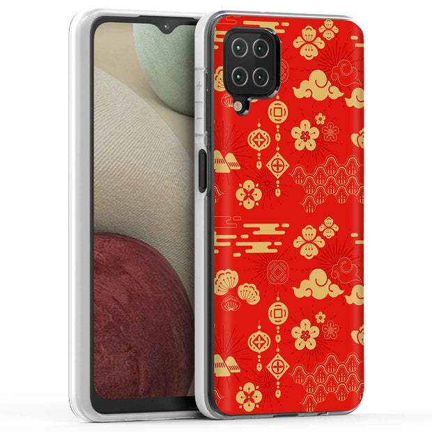 Lunar New Year Print Slim Cover For Samsung Galaxy A (A42, A35, A25, A15, A11, A03S), Print in USA