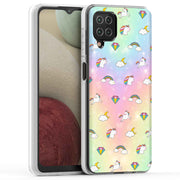 Rainbow Unicorn Print Slim Cover For Samsung Galaxy A (A42, A35, A25, A15, A11, A03S), Print in USA