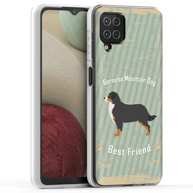 Bernese Dog Print Slim Cover For Samsung Galaxy A (A42, A35, A25, A15, A11, A03S), Print in USA