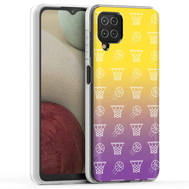 Basketball Print Slim Cover For Samsung Galaxy A (A42, A35, A25, A15, A11, A03S), Print in USA