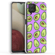 Green Avocado Print Slim Cover For Samsung Galaxy A (A42, A35, A25, A15, A11, A03S), Print in USA