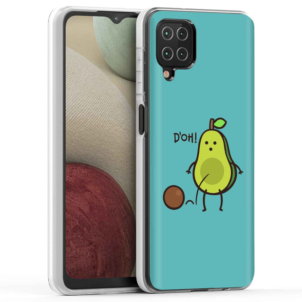 Funny Avocado 2 Print Slim Cover For Samsung Galaxy A (A42, A35, A25, A15, A11, A03S), Print in USA