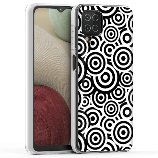 Circles Print Slim Cover For Samsung Galaxy A (A42, A35, A25, A15, A11, A03S), Print in USA