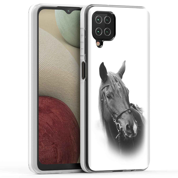 Animal Horse Print Slim Cover For Samsung Galaxy A (A42, A35, A25, A15, A11, A03S), Print in USA