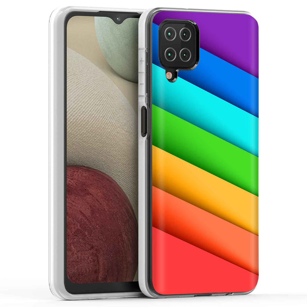 Rainbow Pride Print Slim Cover For Samsung Galaxy A (A42, A35, A25, A15, A11, A03S), Print in USA