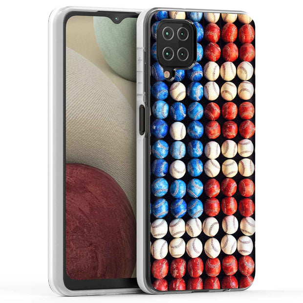 USA Baseball Print Slim Cover For Samsung Galaxy A (A42, A35, A25, A15, A11, A03S), Print in USA