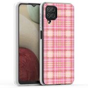 Plaid Pattern 4 Print Slim Cover For Samsung Galaxy A (A42, A35, A25, A15, A11, A03S), Print in USA