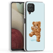 Teddy Fight Print Slim Cover For Samsung Galaxy A (A42, A35, A25, A15, A11, A03S), Print in USA