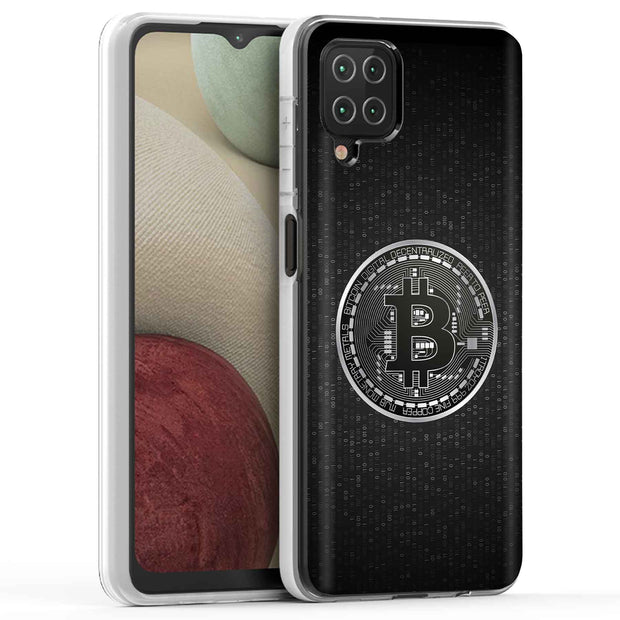 Bitcoin Crypto1 Print Slim Cover For Samsung Galaxy A (A42, A35, A25, A15, A11, A03S), Print in USA