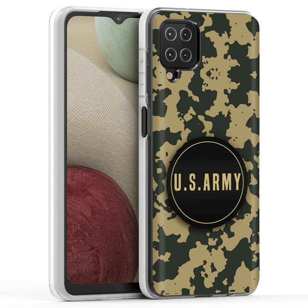 US Army 1 Print Slim Cover For Samsung Galaxy A (A42, A35, A25, A15, A11, A03S), Print in USA