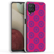 Flower Pink Print Slim Cover For Samsung Galaxy A (A42, A35, A25, A15, A11, A03S), Print in USA